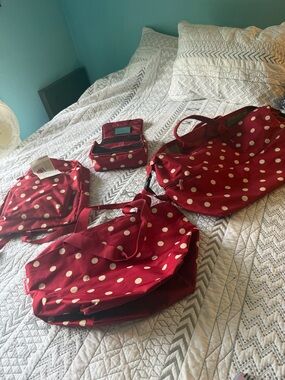 Red Polka Dot Women's Tote Bag - Spacious Everyday Carry
